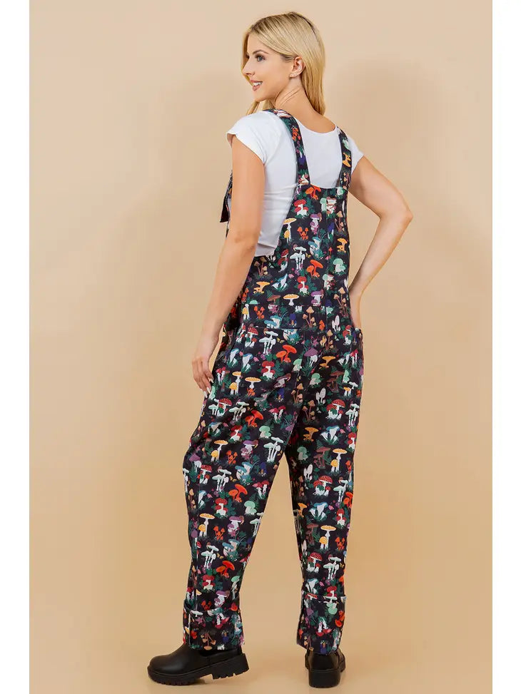 Fungi Fantasy Garden: Adjustable Corduroy Overall image 5