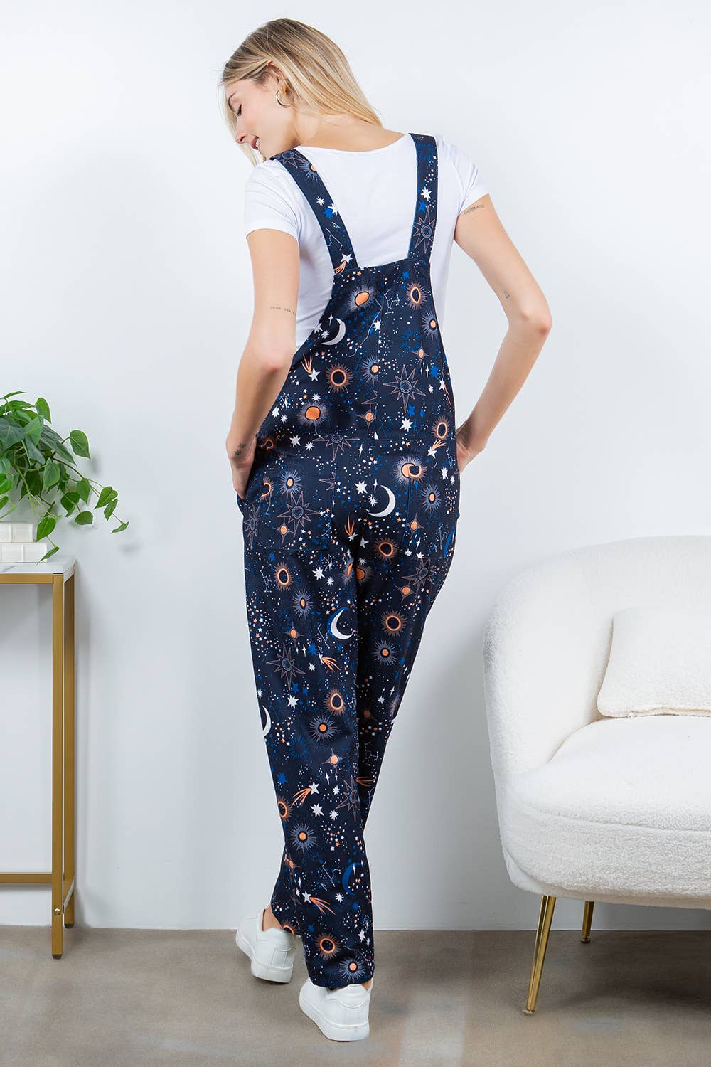 Celestial Space Overall Jumpsuit