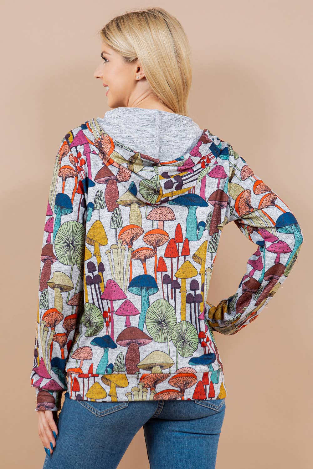 Mushie Magic Plus Size Zip Hoodie