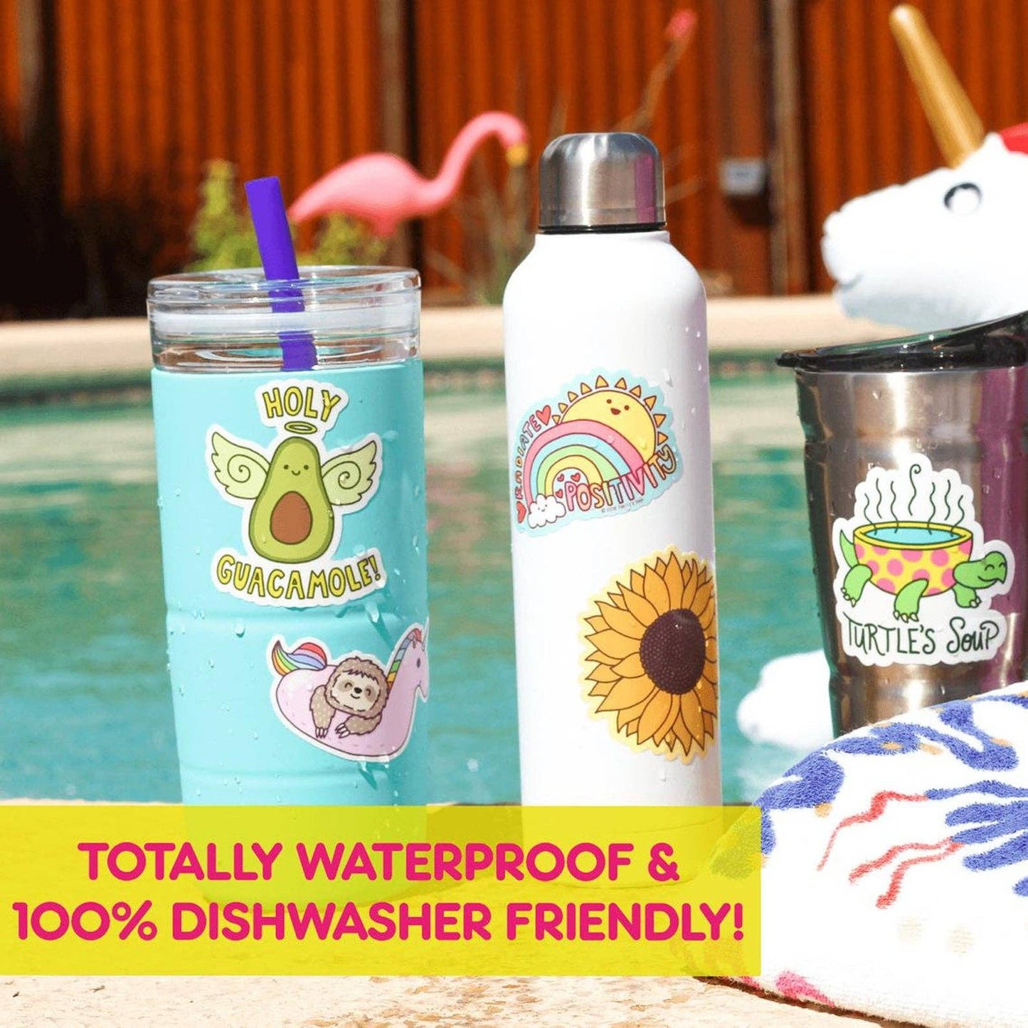 Here for the Tea Frog Gossip Laptop Decal Vinyl Sticker