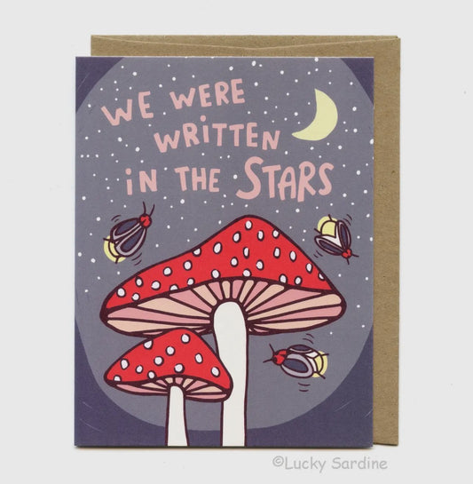 We Were Written in the Stars, Mushroom & Firefly Card image 0