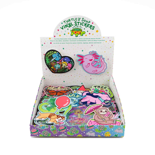 Sifter Box Vinyl Sticker Display