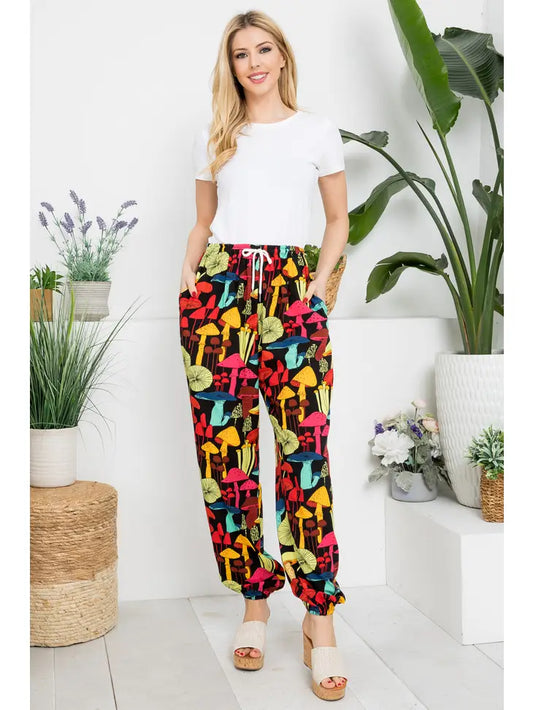 Mushie Print Pants image 1