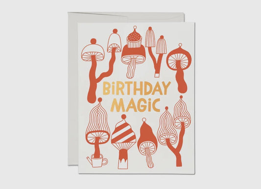 Mushroom Magic Birthday Greeting Card image 0