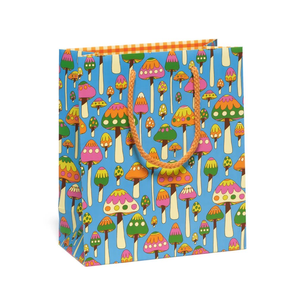 Groovy Mushroom Gift Bag by Red Cap Cards image 0