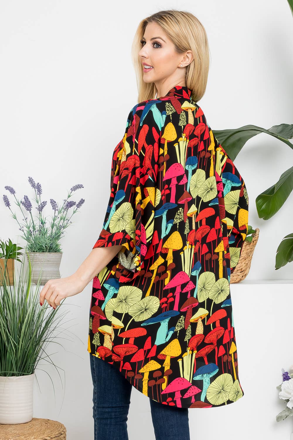 Whimsical Mushroom Kimono