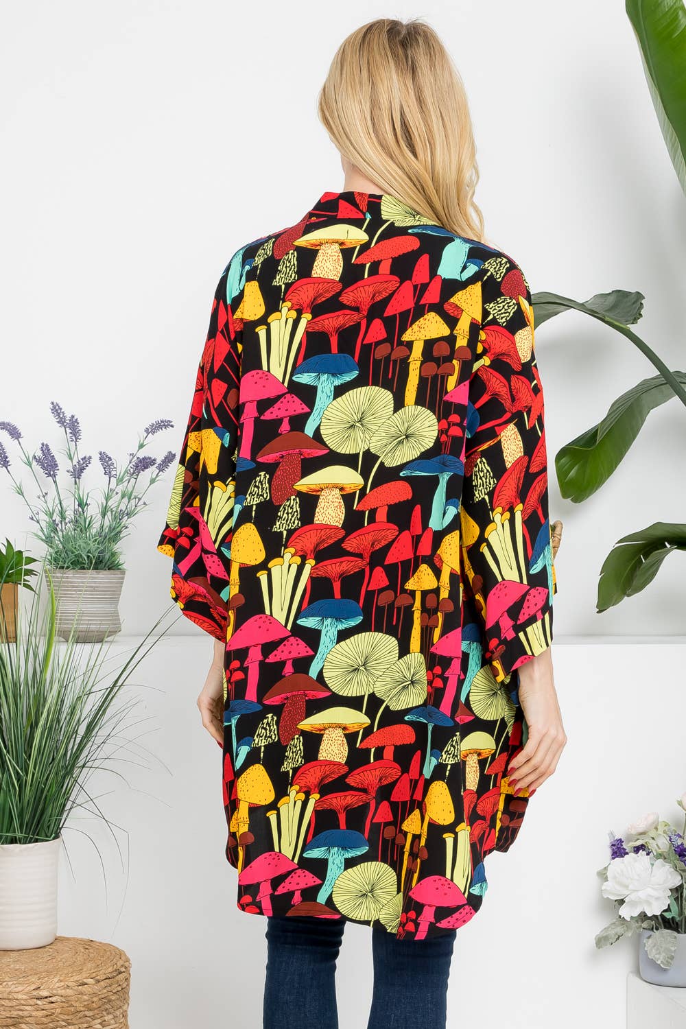 Whimsical Mushroom Kimono