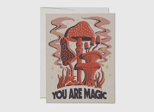 Mushroom Power Friendship Greeting Card image 0