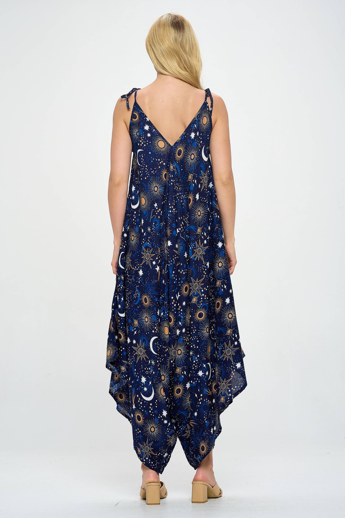 Galaxy Print Jumpsuit