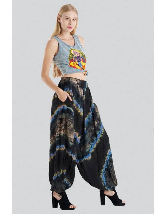 Tie-Dye Harem Pant